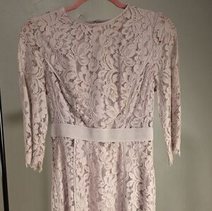 Romantic Pink/Mauve Lace Dress